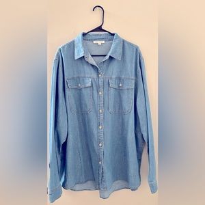 Barely worn Chambray Shirt